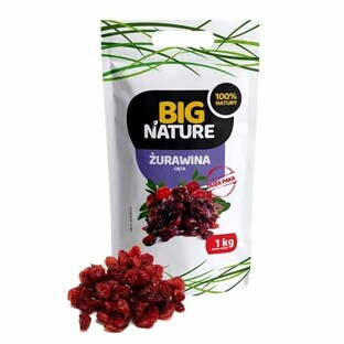 Chopped dried cranberries 1kg Big Nature