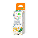 Numbering roller set with 4 wax crayons Subacvatic Safari - Haku Yoka, +3 years, 2 meters, Avenir