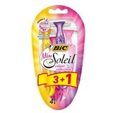 Women's shaver with 3 blades Miss Soleil Collor Colletion, 3+1 pcs, BIC