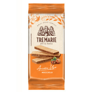 Wafer with hazelnut cream, 45 g, Tre Marie