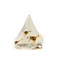 Couverture tricotée beige, motif girafe, 100x85 cm, Fillikid