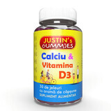 Justins Calcium + Vitamin D3 Gelees, 30 Stück, Justin Pharma