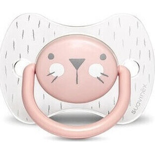 Suavinex Soother Prem Hygge +18 Fuzzies Roz 1×1 buc, suzetă