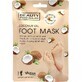 Beauty Formulas Masque de pieds à l'huile de coco 1×1 pc, masque de pieds