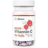 Gymbeam vit c para niños fresa 120tbl 120 comprimidos fresa