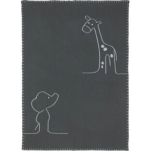 NATTOU Knitted double-sided blanket 75x100 cm LA 1×1 pc