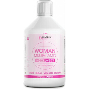 CollagenDrink Woman Multivitamínico para mujeres con colágeno 500 ml 1×500 ml, colágeno
