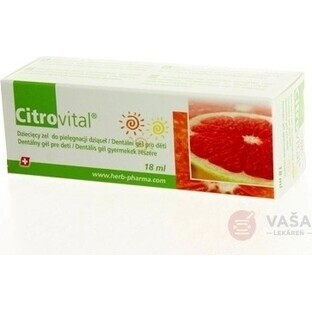 Citrovital Gel per denti per bambini 1×18 ml, gel per denti per bambini