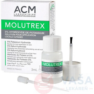 ACM MOLUTREX 1×3 ml, solución cutánea