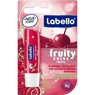 Labello CHERRY SHINE 4×8 g, bálsamo labial de color