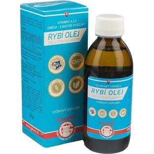 Aceite de pescado, aceite de hígado de bacalao 1×200 g, iecoris aselli oleum