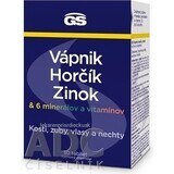 GS Calcio, Magnesio, Zinc, 30 tbl 1×30 tbl 1×30 tbl, suplemento nutricional