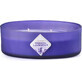 Emocio Colored glass bottle 144×102×50 mm oval 2 wicks French lavender scented candle 1×1 pc, scented candle