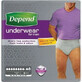DEPEND MAXIMUM S/M für Männer 1×10 Stück, elastische Slips, Hüftumfang 95-130 cm