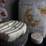 Cucchiaio di legno Woopies Cucchiaio di legno Woopies Baby ECO Nappies Mini 3-8 kg 36 pezzi 1×36 pezzi, ECO Nappies