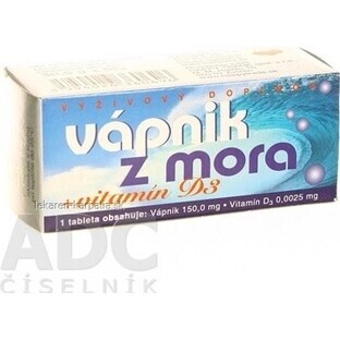 NATURVITA Zee Calcium + vitamine D3 1×60 tbl, calcium + D3