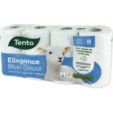 Dieses Toilettenpapier Decor blau 3vr 1×8 Stück 3 Lagen Toilettenpapier