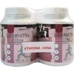 EDENPharma L-CARNITINE 732 mg DUOPACK 1×120 tbl, Nahrungsergänzungsmittel