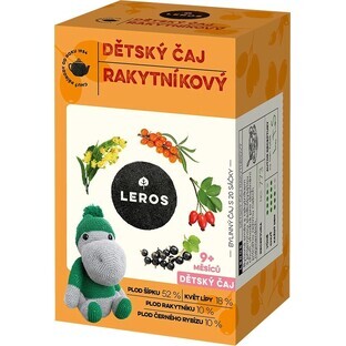 LEROS Tè per bambini - olivello spinoso 20×2 g, tè