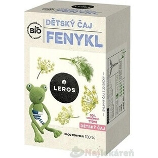 LEROS BIO FENICEL DE TÉ PARA NIÑOS 20×1,5g, té