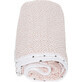 Couverture MOTHERHOOD mousseline de coton double épaisseur carrés de mousseline de coton prélavée rose 95x110cm 1×1pc