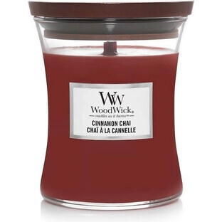 WoodWick Cinnamon Chai medium candle 1×275 g, scented candle