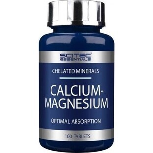 Scitec Nutrition Calcium-Magnésium 1×90 tbl, complément alimentaire