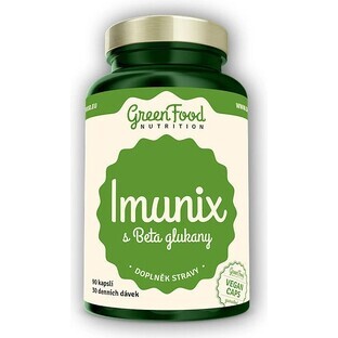 GreenFood Nutrition Immunix e Beta-glucani 90 cps. 1×90 cps