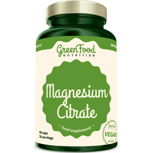 GreenFood Nutrition mg Citrat 90cps 1×90 cps