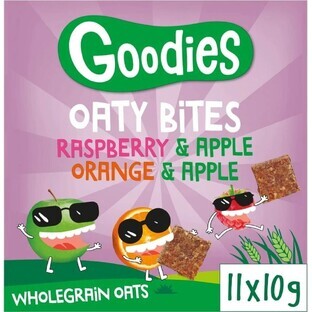 Goodies mini barritas de avena 11×10 g, barritas de avena