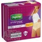 DEPEND MAXIMUM L per donna 1×9 pezzi, slip elasticizzato, circonferenza fianchi 95-130 cm