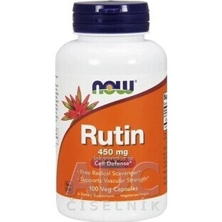 RUTIN 450MG 100CPS NOW 1×
