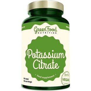 GreenFood Nutrition Kaliumcitrat 1×90 cps, Nahrungsergänzungsmittel