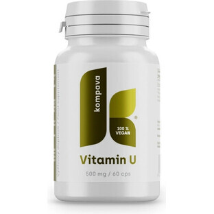 VITAMIN U 1×60 Kapseln, Nahrungsergänzungsmittel, Kompava 
