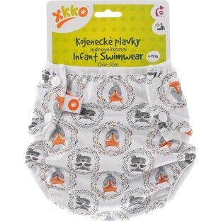XKKO Organic Biokatoen Scutece 120x120, Fox&Raccoon 1×1 stuk
