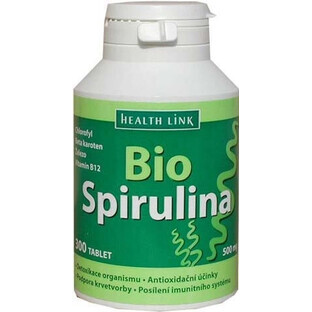 Health Link ORGANIC SPIRULINA 1×300 tbl, Spirulina
