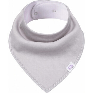 SIMED Bavaglino in cotone con PUL impermeabile, grigio 1×1 pz.