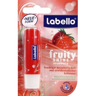 Labello STRAWBERRY SHINE 4×8 g, colored lip balm