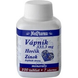 MedPharma CALCIUM 333,3 mg + Magnesium + Zink 1×37 tbl, Calcium + Magnesium + Zink