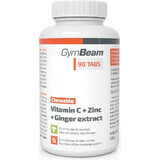 Gymbeam vit c + zn + ginger extract 90tbl 90 tablets