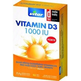 VITAR Vitamin D3 Forte 1000IU 1×90 tbl 1×90 tbl, eine starke Dosis von Sonnenvitamin D3