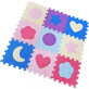 FOAM MASTER TRADING Forme di puzzle in schiuma 1×9 pezzi, puzzle in schiuma