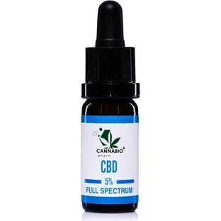 CANNABABIOpharm CBD 5% FULL SPECTRUM 1×10 ml, Aceite de CBD