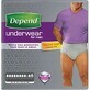 DEPEND MAXIMUM L/XL for men 1×9 pcs, elastic briefs, hip circumference 95-150 cm