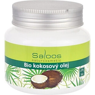 Saloos Huile de noix de coco biologique 1×250 ml pour le corps et la cuisine