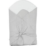 EKO wrap cu inserție nucă de cocos puncte gri 1×1 buc, bumbac