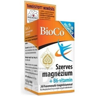 BioCo Organic magnésium + vitamine B6 MEGAPACK tbl tbl 1x90 pcs