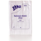 XKKO Scutece clasice din bumbac 70x70 alb - 10pcs 1×1 pcs