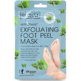 Beauty Formulas Masque exfoliant pour les pieds à la menthe poivrée 1×1 pc, masque pour les pieds