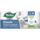 Dieses klassische Toilettenpapier Classic 3vr 1×8 Stück, 3-lagiges Toilettenpapier
